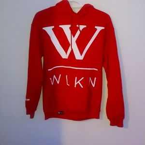 Wlkn red hoodie